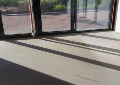 Woonkamer betonvloer